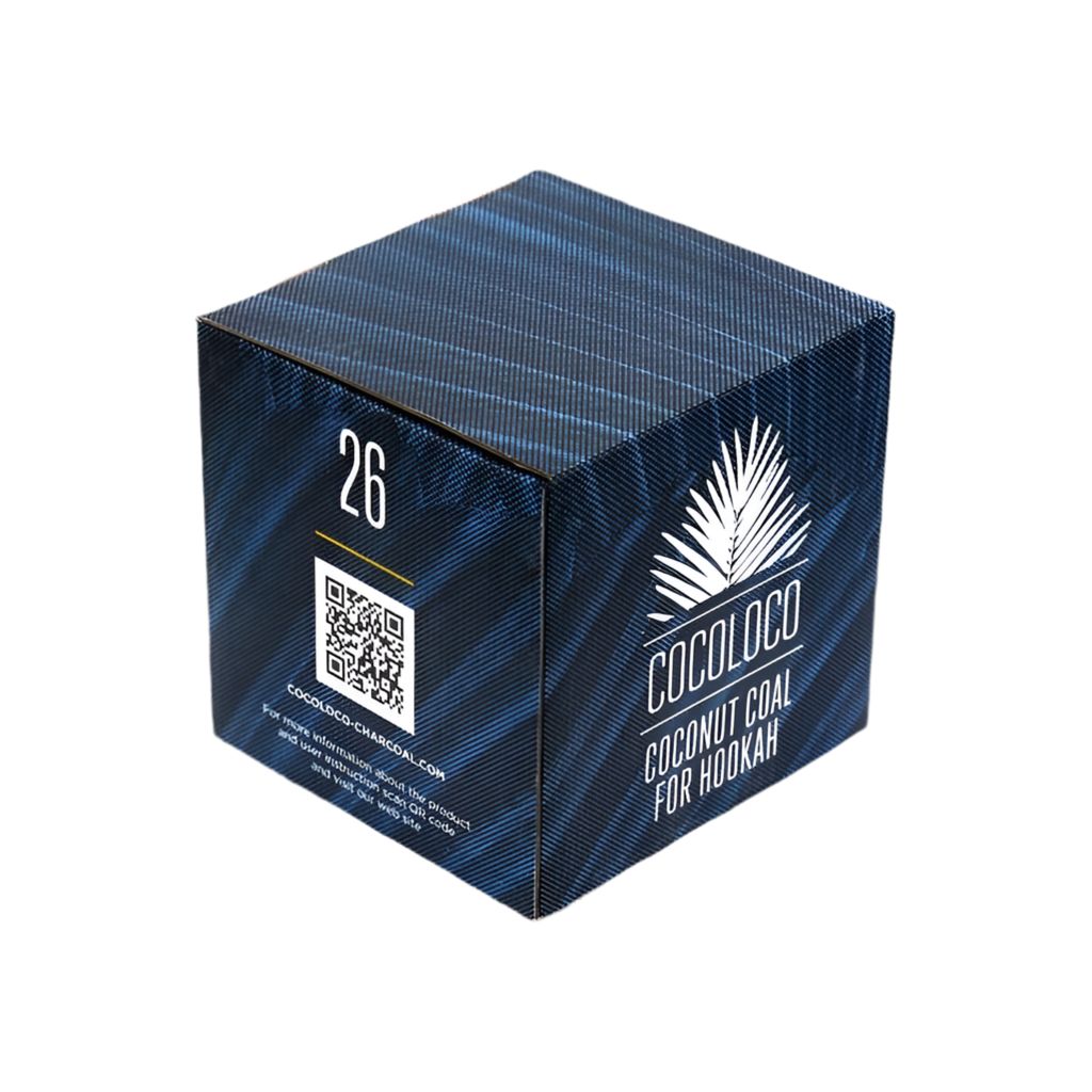 Coco Loco Premium Shisha Charcoal (cube, 26mm, 1 kg)