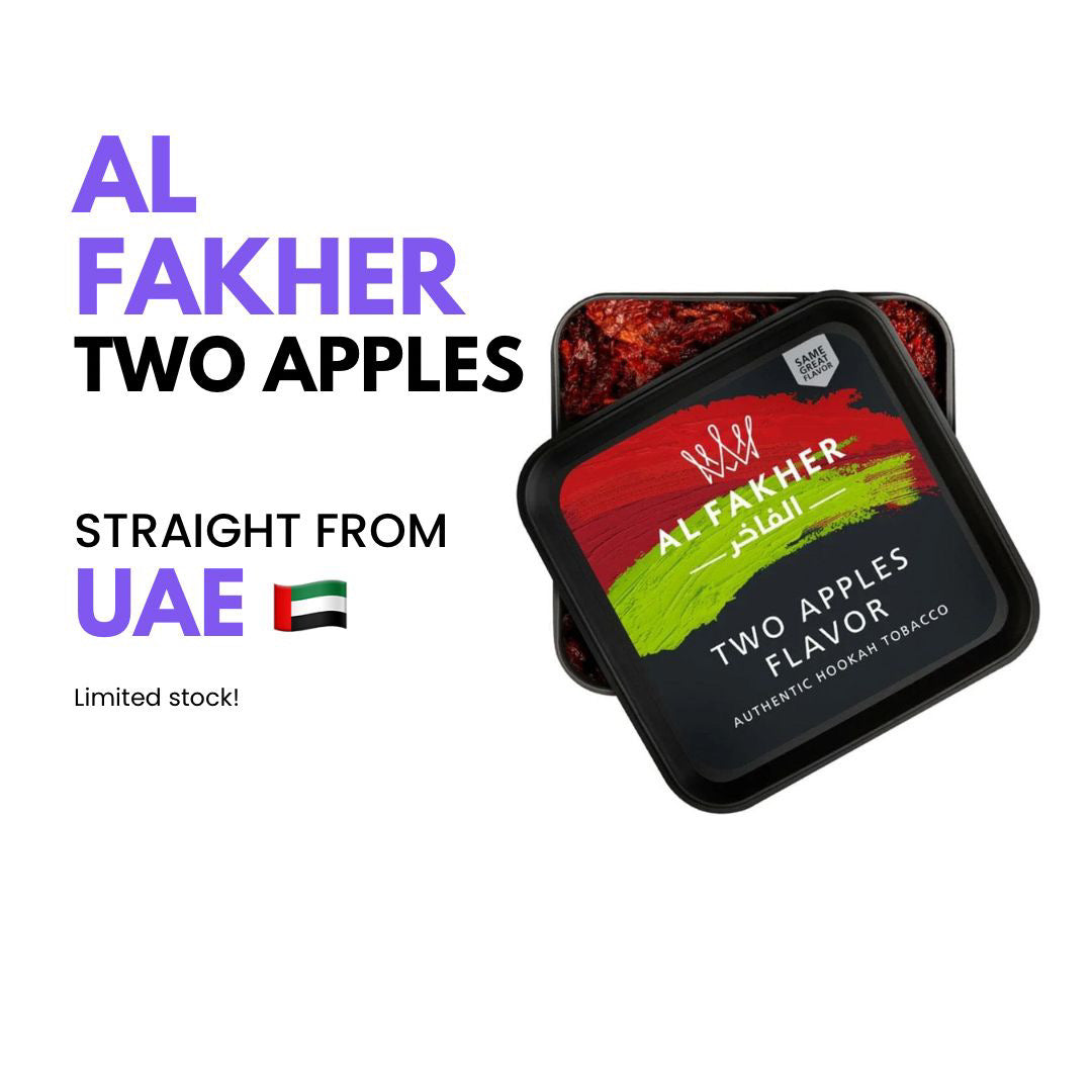 Buy Al Fakher Two Apples 1kg Hookah Tobacco | Classic Double Apple Flavor |  Shisha CY – Shisha Cy