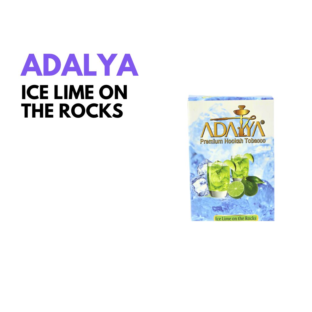 Rocks Shisha Adalya Ice Lime on the Rocks Shisha - Zesty Chill Experience | Shisha ...