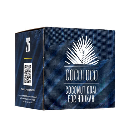 Coco Loco Premium Shisha Charcoal (cube, 26mm, 1 kg)