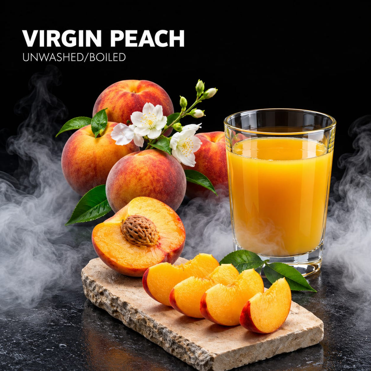 Darkside Virgin Peach Hookah Flavor 100g-250g